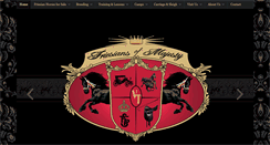 Desktop Screenshot of friesiansofmajesty.com