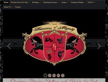 Tablet Screenshot of friesiansofmajesty.com